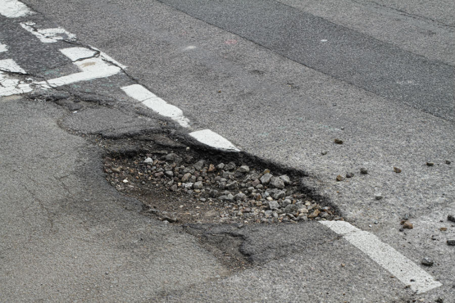 Liability For A Car Accident Caused By A Pothole